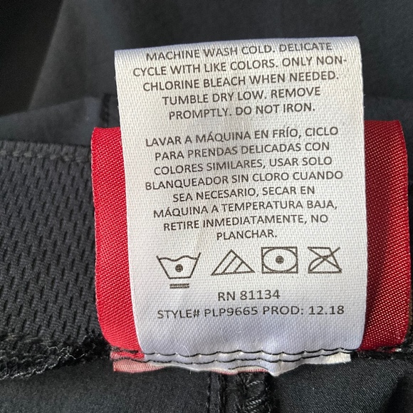 Pacific Trail Stretch Tech Pants Performance Outdoor Active Athletic Black L - Picture 9 of 10